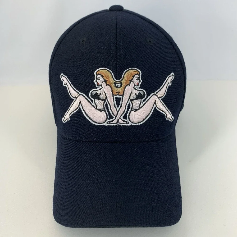 DECKY DCI Collectibles Black Hat with Girls Adjustable OSFM Acrylic Baseball Cap